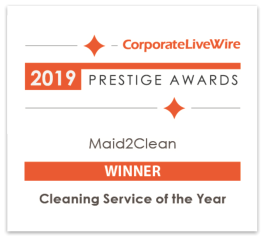 2019 Prestige Awards - Maid2Clean - Winner - Cleaning Service of The Year